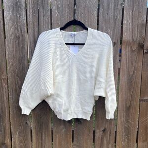 Minnie Rose Cream V-Neck Dolman